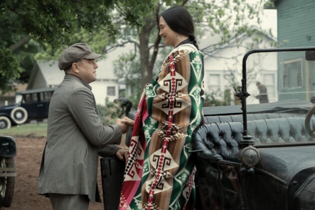 Killers of the Flower Moon : photo, Leonardo DiCaprio, Lily Gladstone