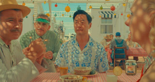 Asteroid City : Photo Liev Schreiber, Steve Carell, Hope Davis, Steve Park