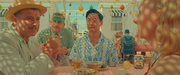 Asteroid City : Photo Liev Schreiber, Steve Carell, Hope Davis, Steve Park