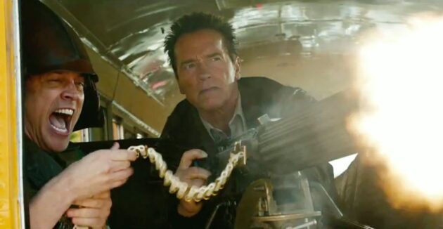 Le Dernier Rempart : photo, Johnny Knoxville, Arnold Schwarzenegger