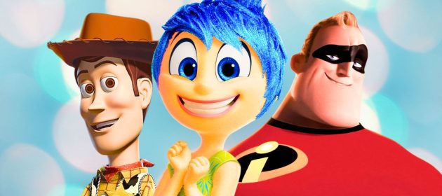 Woody de Toy Story, Joie de Vice-Versa, et Mr. Indestructibles des Indestructibles