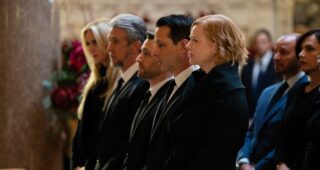 Succession : Photo Justine Lupe, Alan Ruck, Kieran Culkin, Jeremy Strong, Sarah Snook
