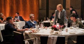Succession : Photo Kieran Culkin, Alan Ruck, Sarah Snook, Jeremy Strong
