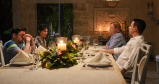 Succession : Photo Kieran Culkin, Harriet Walter, Sarah Snook, Jeremy Strong