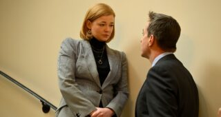 Succession : Photo Sarah Snook, Matthew MacFadyen