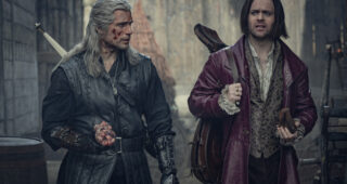 The Witcher : Photo Henry Cavill, Joey Batey