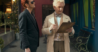 Good Omens : photo, Michael Sheen, David Tennant