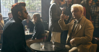 Good Omens : photo, Michael Sheen, David Tennant