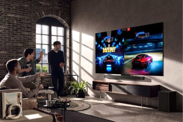 High-tech base de données : partie de jeux vidéo avec les enceintes LG SC9S