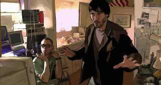 A Scanner Darkly : Keanu Reeves, Robert Downey Jr.