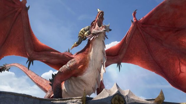Un dragon dans WoW Dragonfight
