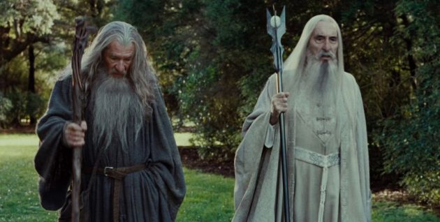 Seigneur des anneaux Saroumane Gandalf
