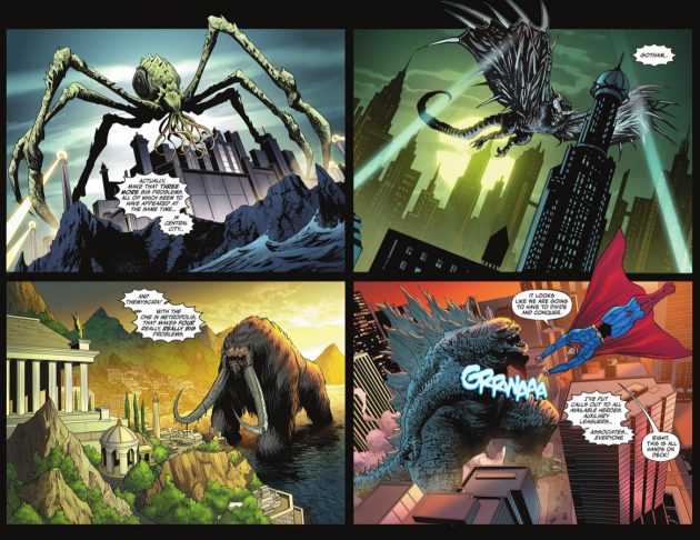 comics Justice League vs Godzilla vs King Kong