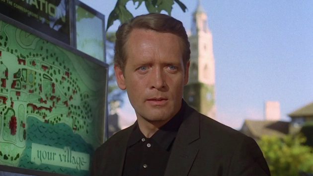 Patrick McGoohan dans la série Le Prisonnier
