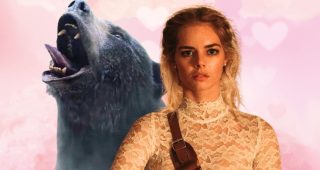 Une affiche pour la comédie d'horreur de l'auteur de Crazy Bear : Borderline avec Samara Weaving