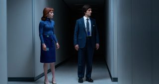 Britt Lower et Adam Scott dans Severance saison 2