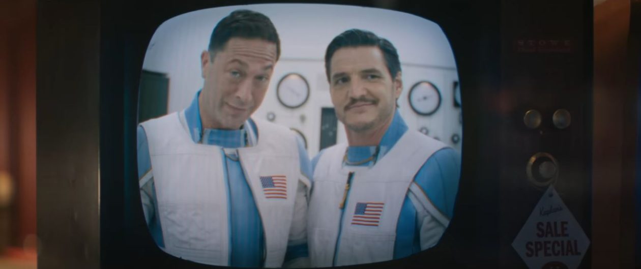 Ebon Moss-Bachrach et Pedro Pascal dans Les 4 Fantastiques : First Steps