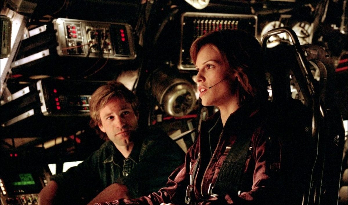 fusion hilary swank Aaron Eckhart