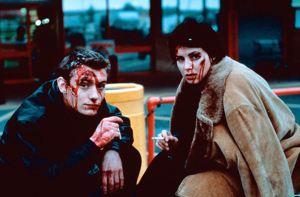 Jude Law et Sadie Frost dans Shopping