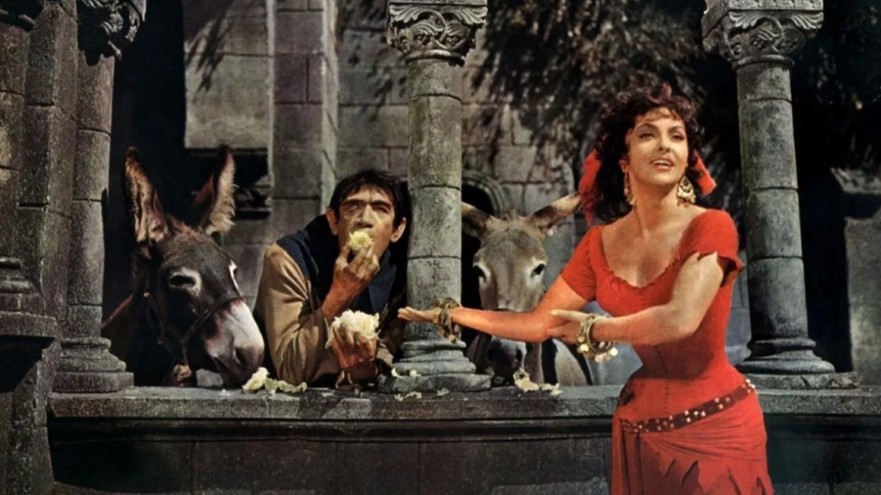 anthony quinn Gina Lollobrigida Notre-Dame de Paris