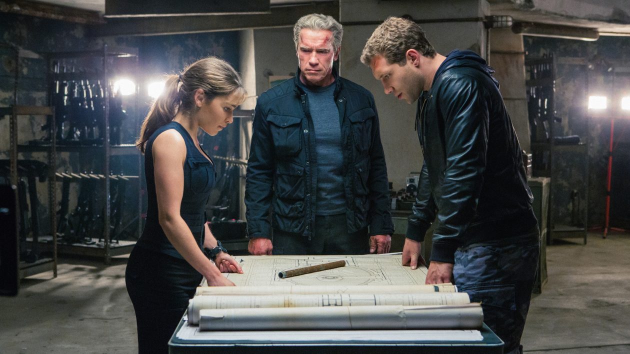 terminator genisys Emilia Clarke Arnold Schwarzenegger Jai Courtney