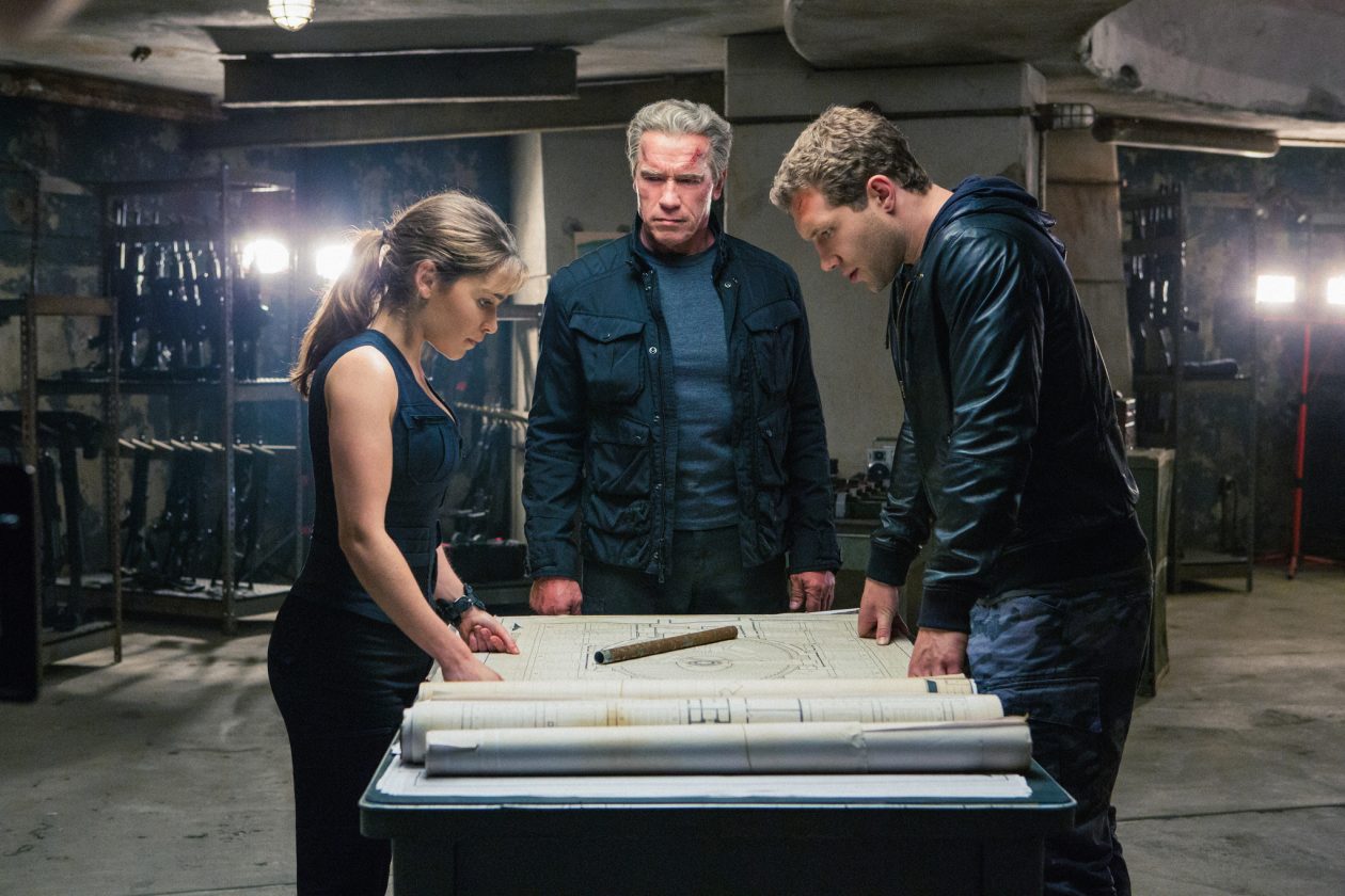 terminator genisys Emilia Clarke Arnold Schwarzenegger Jai Courtney