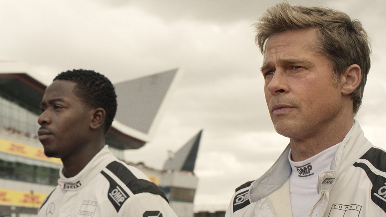 Damson Idris et Brad Pitt dans F1