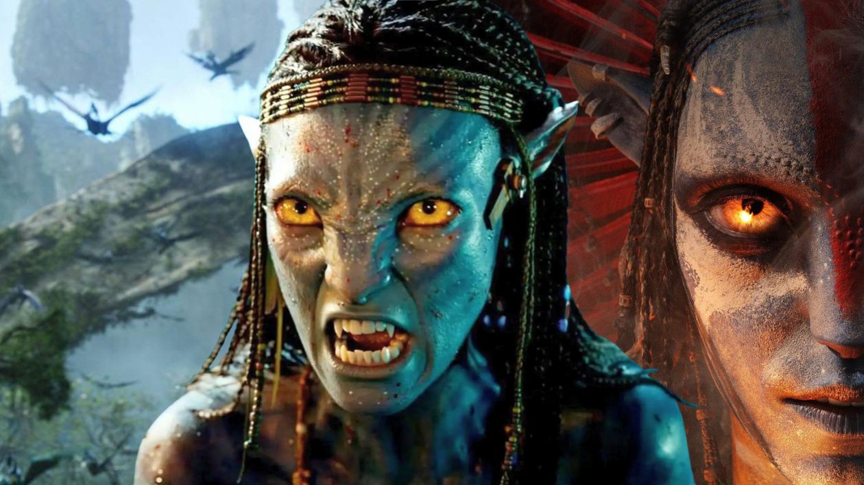 Avatar 3 Fire and Ash une nouvelle affiche enflammée avec la grande méchante Na'vi en vedette