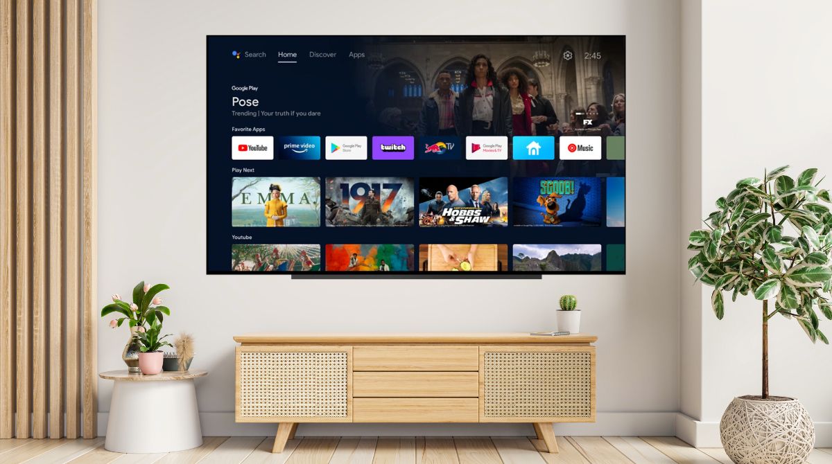 interface Android TV