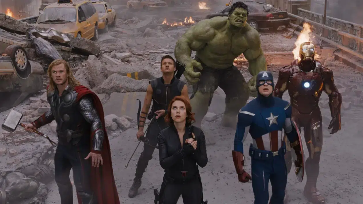 avengers jeremy renner scarlett johansson chris evans chris hemsworth