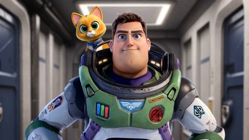 Pixar Figurine Buzz l'Éclair Équipé pour sa Mission