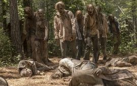 The Walking Dead saison 10 : des photos avec des gens, des zombies et du feu dans la forêt