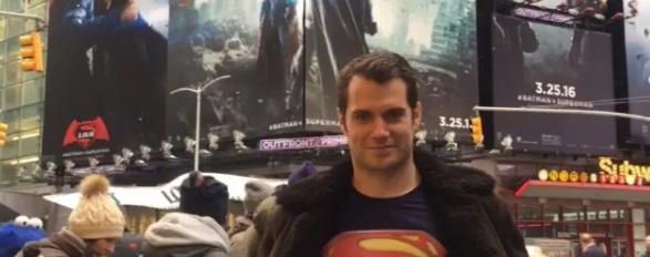 henry cavill time square