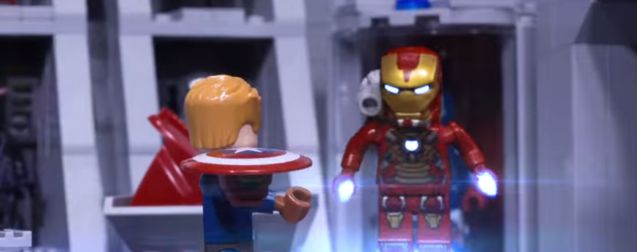Iron Man et Captain America nous font hurler de rire dans la parodie Lego de Civil War