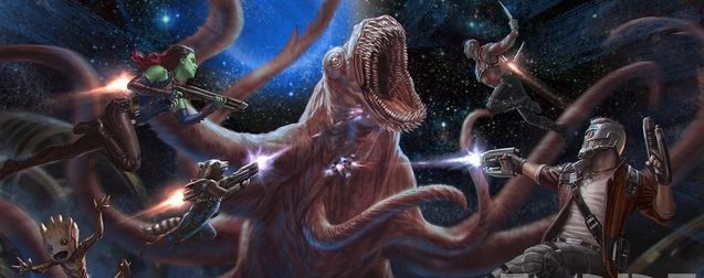 Les Gardiens de la Galaxie 2 dévoile un nouvel artwork hallucinant