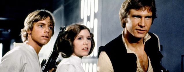 Photo Mark Hamill, Harrison Ford, Carrie Fisher