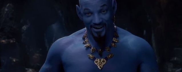 Aladdin : attention les yeux, le nouveau teaser dévoile Will Smith en génie bleu