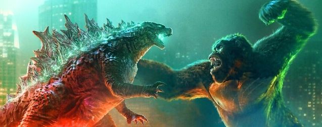 Godzilla prend un coup de poing de Kong