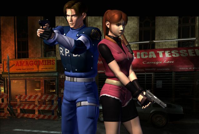 Photo Claire Redfield, Leon Kennedy, Resident Evil 2 Remake