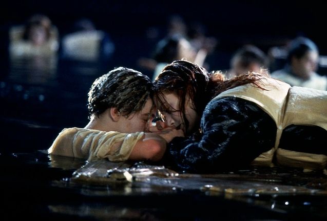 Titanic : Photo Kate Winslet, Leonardo DiCaprio