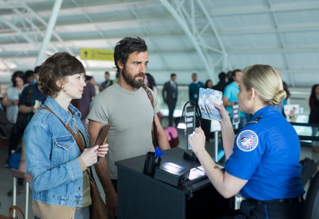 Photo Justin Theroux - Carrie Coon