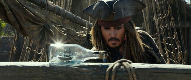 Pirates des Caraïbes 5 : La Vengeance de Salazar : Photo Johnny Depp