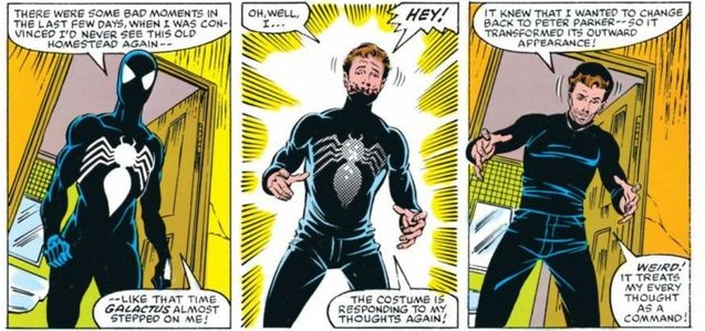 Comics Le costume noir de Spider-Man