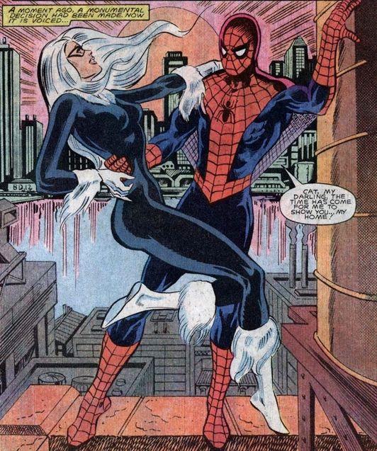 Comics La Chatte noire et Spider-Man