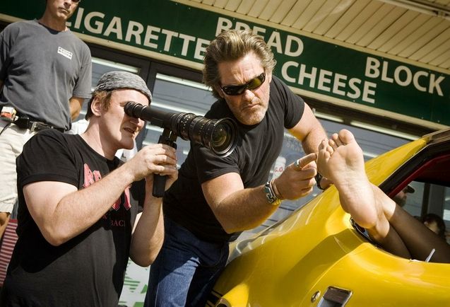 Photo Kurt Russell, Quentin Tarantino