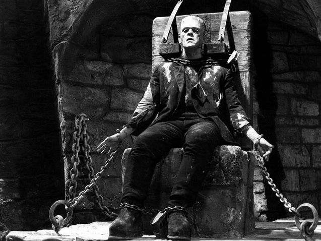 Frankenstein: foto, Boris Karloff