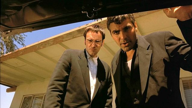photo, Quentin Tarantino, George Clooney