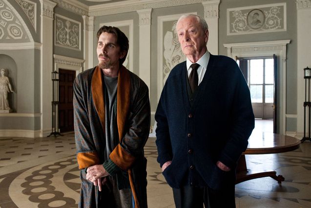 photo, Michael Caine, Christian Bale
