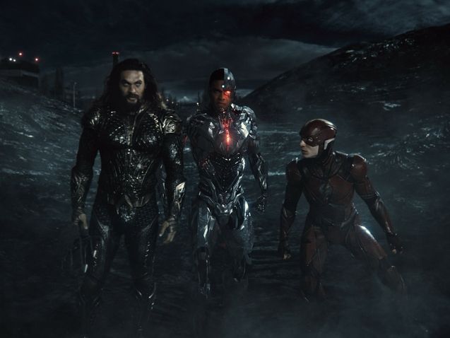 Zack Snyder's Justice League : photo, Ezra Miller, Jason Momoa, Ray Fisher