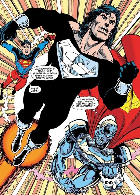 Superman, costume noir des comics